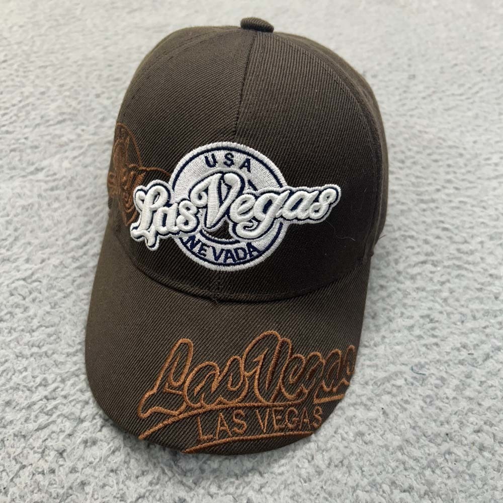 Las Vegas Hat Cap Mens One Size Strapback Destination Souvenir Embellished